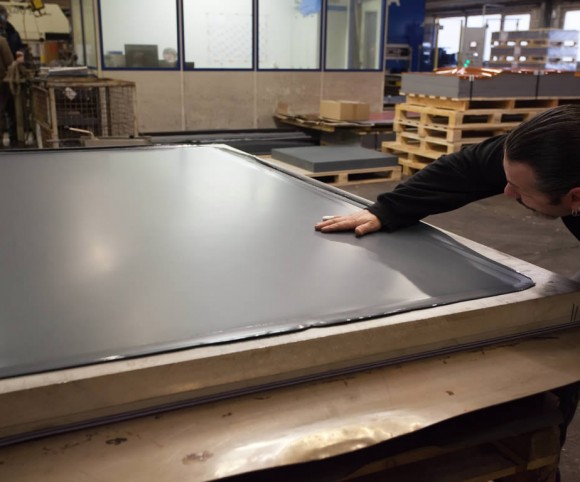 neue Verbundplatten mit Presstechnik